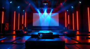 projector screen for theatre seating