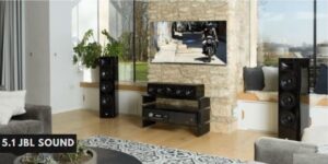 JBL home theatre system with 5.1 surround sound