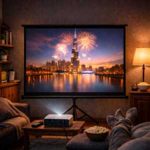 Portable Projector Screen for Small Rooms