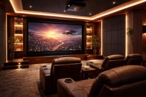 Home theatre installation in Kerala
