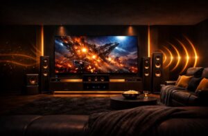 Surround sound system for home theatre